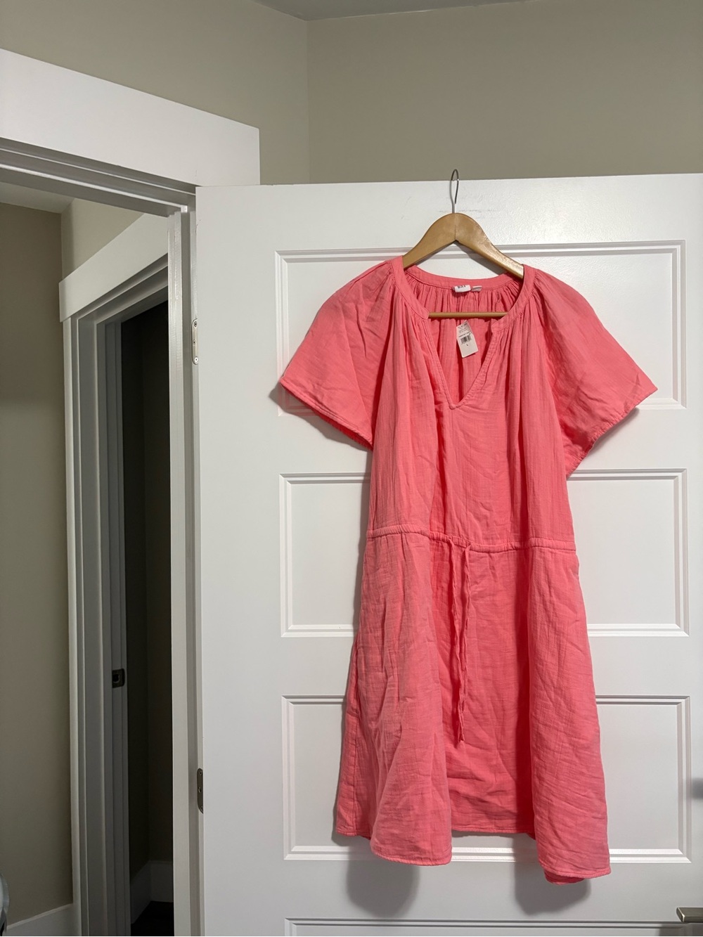 GAP Gauze Splitneck Mini NWT Sz Large